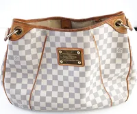 Väska Louis Vuitton, Galliera PM Damier Azur, bruksslitage, orginalkvitto 2010, inga tillbehör Vikt: 0 g