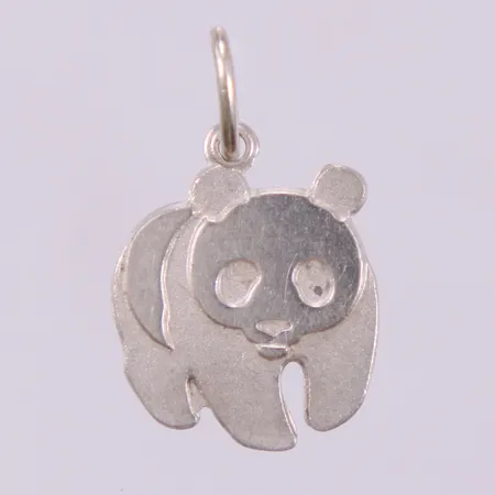 Hänge panda, längd: ca 2cm, bredd: ca 13mm, 925/1000 silver  Vikt: 1,3 g