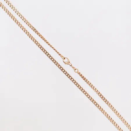 Kedja Pansar, längd 54cm, bredd 4mm, 18K.   Vikt: 23,6 g