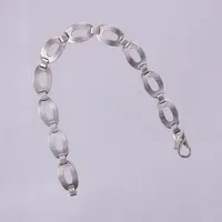 Armband, längd: ca 19cm, bredd: ca 10mm, GFAB, 925/1000, silver Vikt: 11,1 g