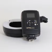 Digital ringblixt, MF18 till Nikon, serienummer: 9B281005001, originalkartong , manual i locket Vikt: 0 g