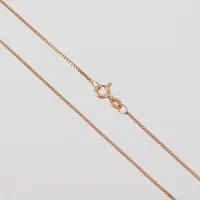 Collier Venezia, längd 37 cm, bredd 1.1 mm, 18k. Vikt: 2,8 g