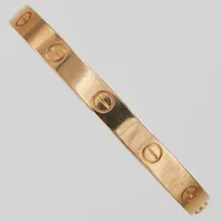 Armband, Cartier, Love Bracelet, stl 17, serienr:HN1877, 56x48mm, bredd:6mm, 18K, skruvmejsel, reseetui, inga övriga tillbehör. Vikt: 32,1 g