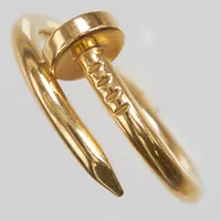 Ring, Cartier Juste Un Clou, Ø18 (56), bredd: 2,5-10mm, srn: PIT327, fodral, 18K Vikt: 7,6 g