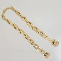 Armband, längd 19,5 cm, bredd 0,6 cm, 18K, Vikt: 18,6 g