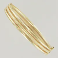 Armring oval, 6,2 x 5 cm bredd 5 mm, 18K,  Vikt: 11,5 g