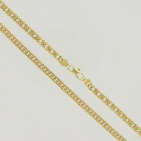 Halskedja pansar, längd 45 cm bredd 4,5 mm, 18K,  Vikt: 30,1 g