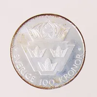 Minnesmynt, Världsungdomsåret, Sverige 1985, Ø32mm, etui, silver 925/1000 Vikt: 16 g