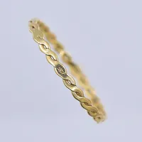 Ring, stl 16½, bredd 1,5mm, 18K Vikt: 0,4 g