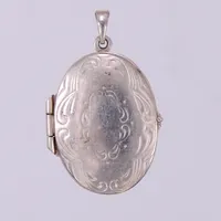 Hänge medaljong, längd: ca 3,2cm, bredd: ca 20mm, 925/1000, silver  Vikt: 3,7 g