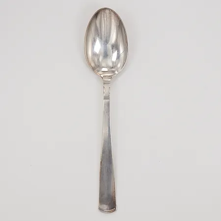 Bordssked, 18,2cm, Rosenholm, GAB, silver,  Vikt: 41,8 g