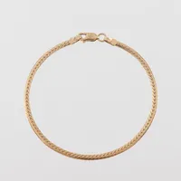 Armband Balestra, längd ca 18 cm, bredd 2.5 mm, 18k. Vikt: 4,6 g