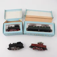 Lok 4 st Märklin, nummer 3037, 3029, 89028, e6302.