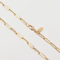 Collier, längd 46 cm, bredd 3.1 mm, 18k. Vikt: 4,8 g