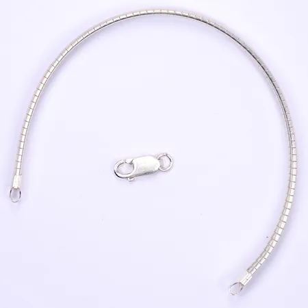 Armband, längd 19cm, bredd 5mm, defekt lås av, silver 925/1000 Vikt: 11,6 g