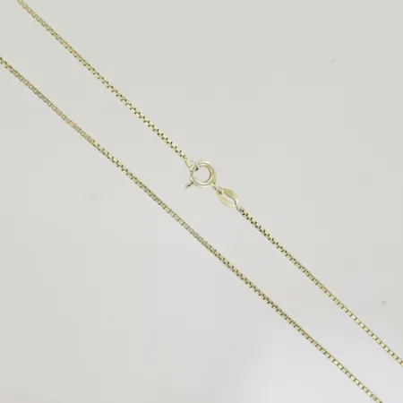 Halskedja venezia, längd 51 cm, bredd 1 mm, förgyllt silver 925/1000 Vikt: 3,3 g