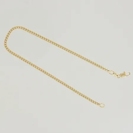 Armband pansar, längd 19,5 cm, bredd 2 mm, 18K  Vikt: 3,8 g