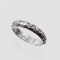 Ring mönstrad, stl 17¾mm, bredd 3,6mm, 835/1000 Vikt: 3 g