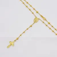 Collier, 44cm,  kulor Ø 3,8mm, 21K Vikt: 11,4 g