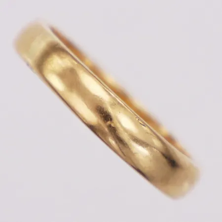 Ring, slät, Ljungström, stl 16, bredd 3,5mm, 18K Vikt: 3,6 g