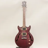 Elgitarr, Ibanez AM53-SRF "Art Core", Semi/Full-hollow body, serienr: PW17091065, Indonesien 2017, mindre stötmärken, bruksskick, troligen utbytta mickar och rattar, mjukt fodral,  Skickas med Bussgods eller PostNord