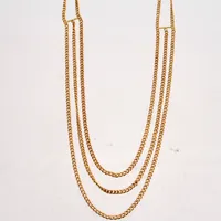 Collier i 18K guld, 39,5cm, Pansar, bredd 4,3-34mm, tillverkad av Guldvaruaktiebolaget G. Dahlgren & Co Ab, vikt 16,04g.