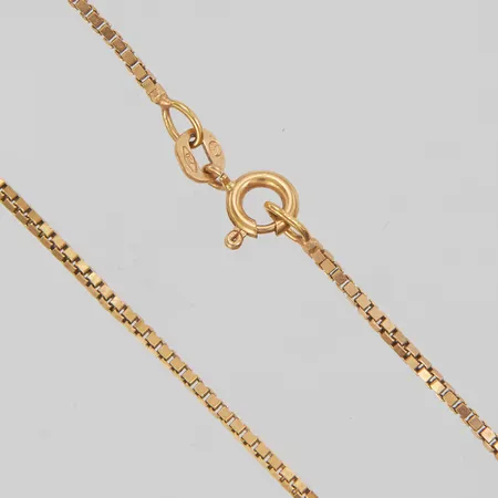 Kedja, Venezia, längd:70,5cm, bredd:1,2mm, Balestra, 18K. Vikt: 9,9 g