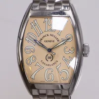 Herrur, Franck Muller, Casablanca Master of Complications 10th Anniversary, stål, automatisk, 40mm, no 214, 8880 C, smärre repa på glas, bruksrepor på boett och stållänk, längd på länk ca 18cm, cert 21.02.06, box, ytterkartong 