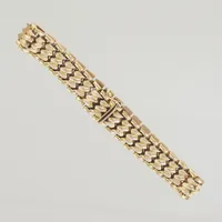 Armband , längd 18 cm, bredd 1 cm, 18K Vikt: 16,4 g