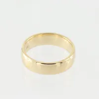 Ring Schalin, slät, storlek 15 ½ mm,18k. Vikt: 5 g