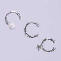 3 Earcuff, Syster P, 925/1000, silver Vikt: 0,7 g