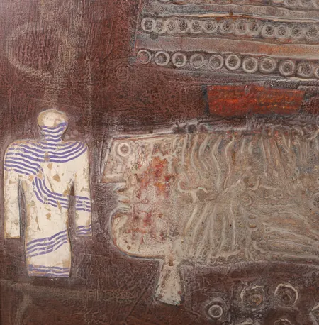 Tavla, James Coignard, olja på duk, färgsläpp, "fille et poupeé,  ca 64x53cm.Visas hos Pantbanken Östermalm, Storgatan 8, Stockholm. Vikt: 0 g
