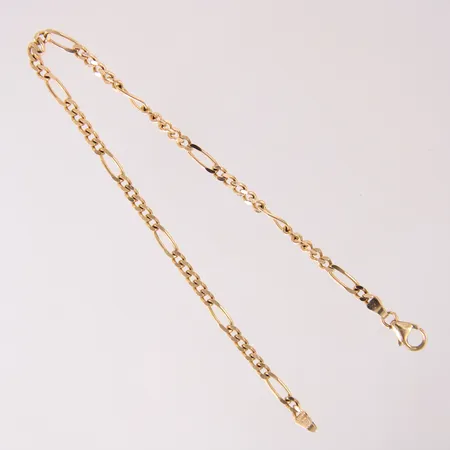 Armband Figaro, längd 19,5cm, bredd 3mm, Balestra, 18K  Vikt: 4,6 g