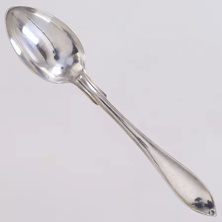 Kaffesked, längd 11,8cm, modell Svensk spetsig, GAB Stockholm 1920, 830/1000 silver  Vikt: 12,9 g