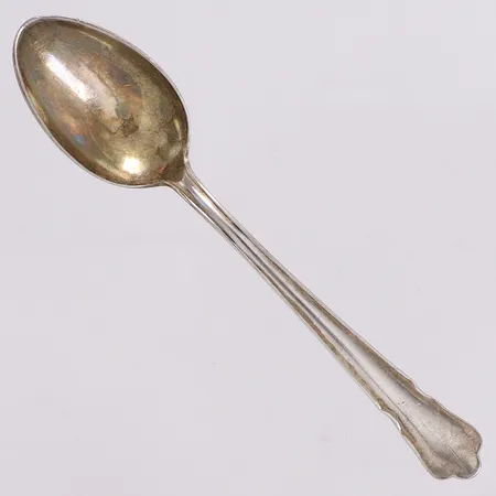 Kaffesked, längd 11cm, Chippendale, gravyr, repor, 830/1000 silver  Vikt: 11,4 g