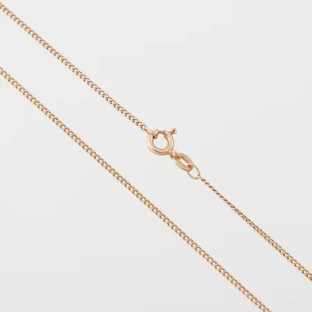 Collier Pansar, längd 46 cm, bredd 1.3 gram, 18k. Vikt: 3,4 g