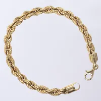 Armband Cordell, längd 21,5cm, bredd 6,5mm, ihålig konstruktion, 18K Vikt: 11,7 g