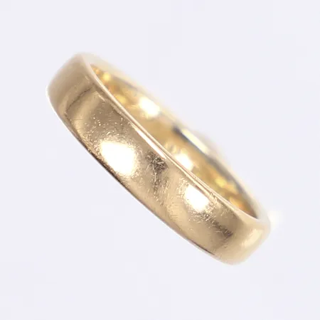 Ring, slät, stl 20, bredd 5mm, personlig gravyr, 18K Vikt: 8,9 g