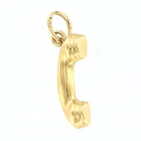 Hänge, telefon, 20x6mm, 18K,  Vikt: 0,6 g