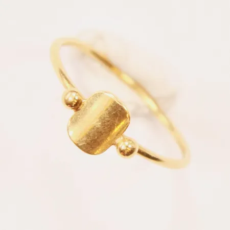 Ring, Ø15½, bredd:6mm, 18K 1g.