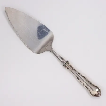 Tårtspade med blad i stål längd längd 24,5cm silver 830/1000 Vikt: 71,6 g