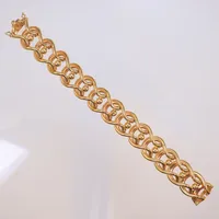 Armband 19,5cm bredd 20mm Brevettato, Vicenza, Italien, ca 1960/70-tal 18K Vikt: 35,6 g