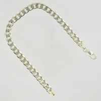 Armband Pansar, längd 21½ cm, bredd 6 mm, 925/1000 silver. Vikt: 15,7 g