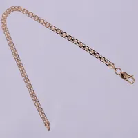 Armband x-länk, längd: ca 18cm, bredd: ca 3mm, Balestra, 18K Vikt: 3,9 g