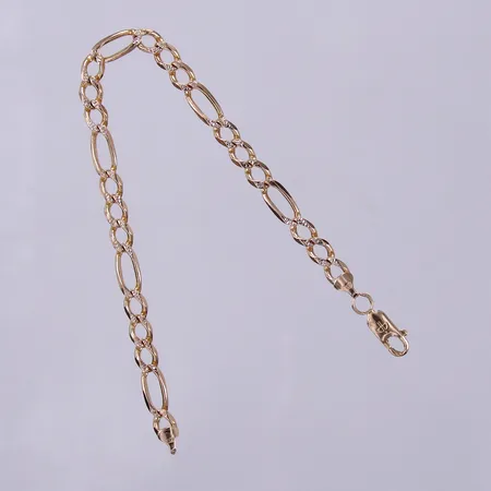 Armband, Figaro, Balestra, längd ca 17,5cm, bredd ca 4,8mm, 18K  Vikt: 7,1 g