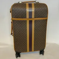 Kabinväska Michael Kors, Bedford Travel, trolley, stripe, ca 32x55cm, slitage passpoal Skickas med postpaket.