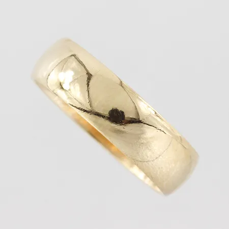 Ring slät , Petterssons Eftr Juvelerar Ab Joh Stockholm 1961, 16mm, bredd 5 mm,18k Vikt: 4,1 g