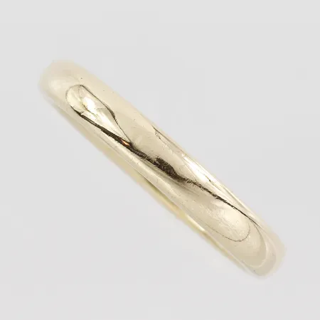 Ring slät, stl 17¼mm, bredd 3,1mm, 14k Vikt: 3,5 g