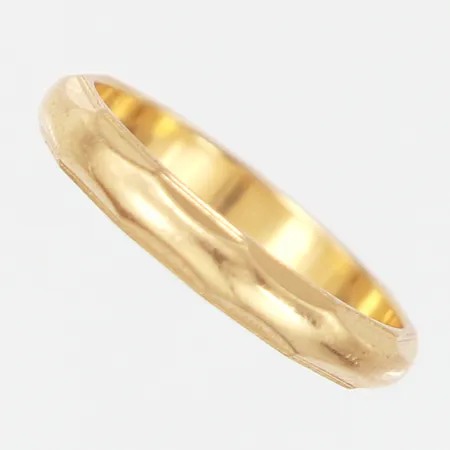 Ring, stl 15½, bredd 3mm, gravyr, 18K Vikt: 2,5 g