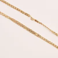 Collier x-länk, defekta länkar, 18K 15,2g.